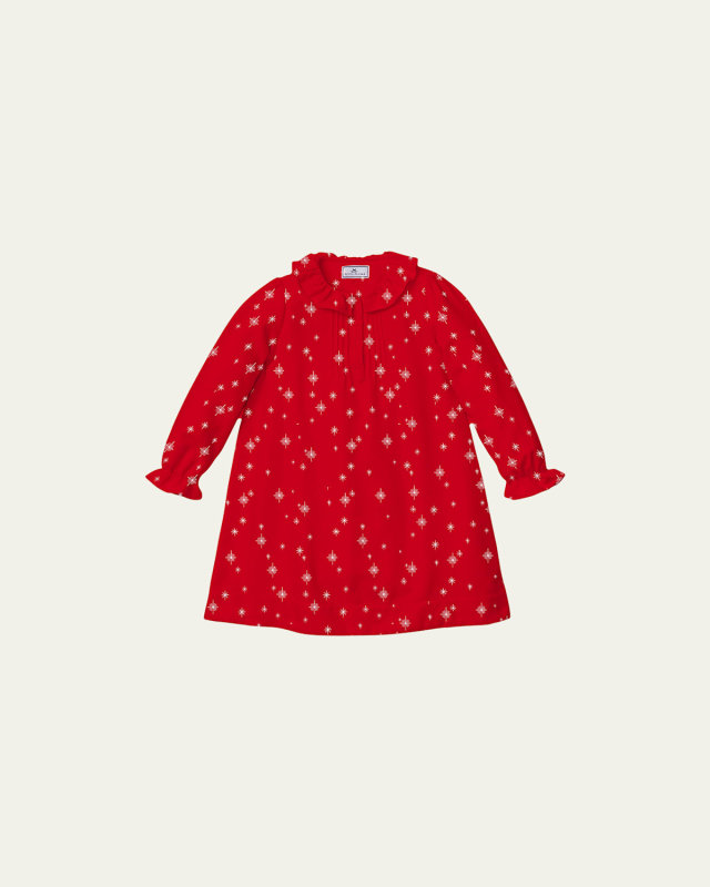 Girl's Delphine Starry Night Nightgown, Size 6M-14